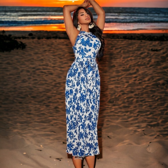 Shein Floral Maxi Dress Size 12 - Picture 4 of 9